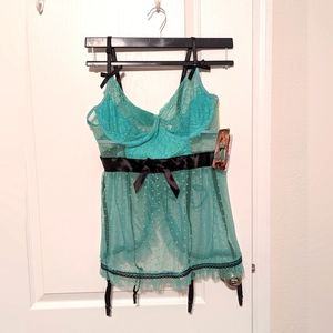 Teal and Black Chemises